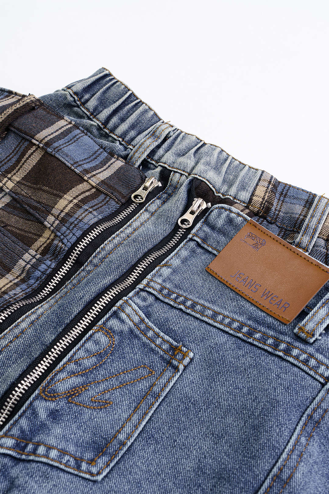 Patchwork jeans
