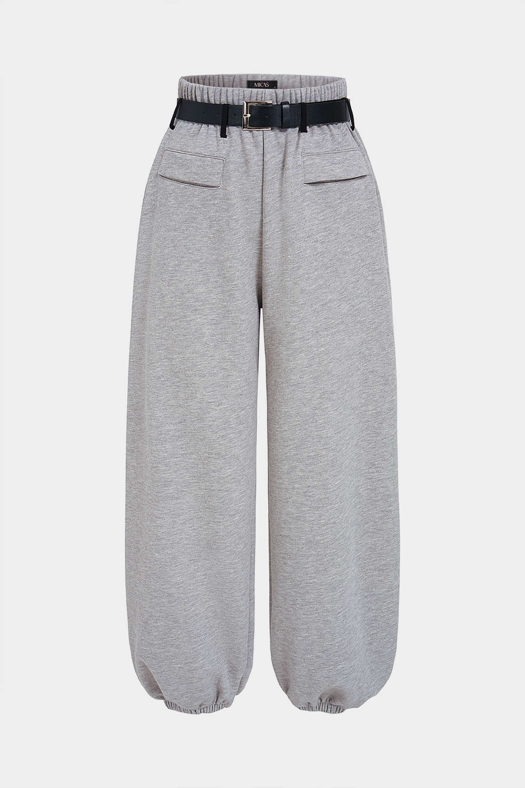 Broek met riem, zakken en ballonmodel