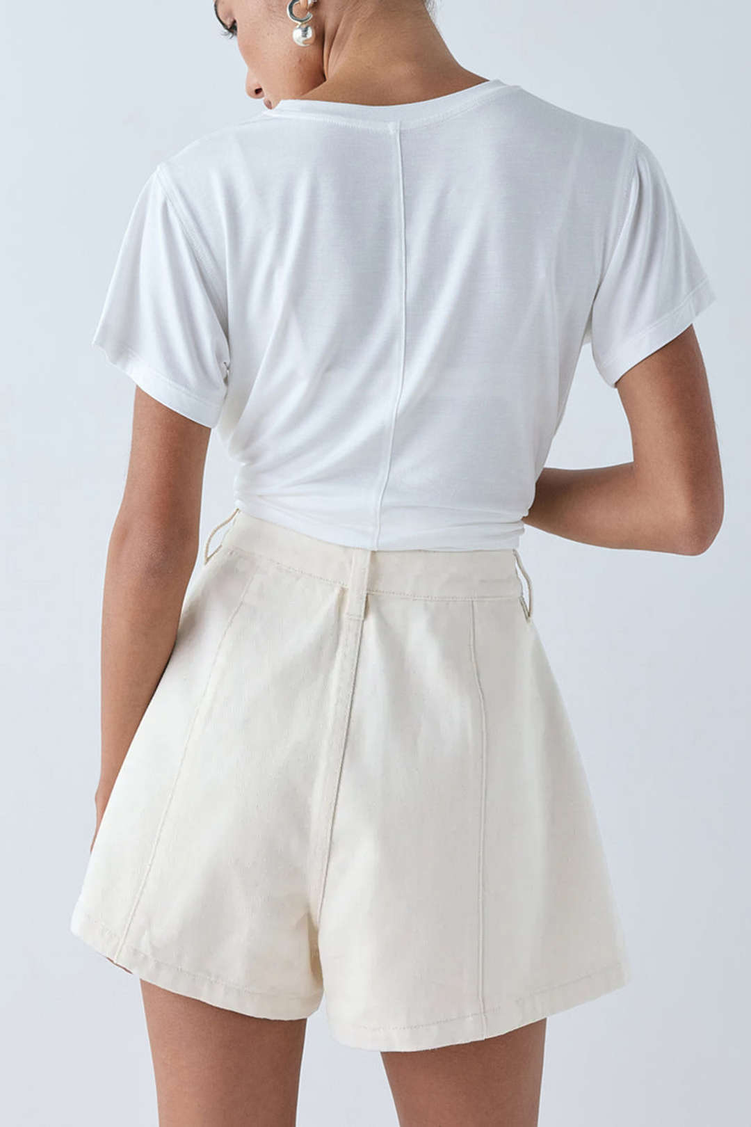 Stella - Short met hoge taille en wijde pijpen