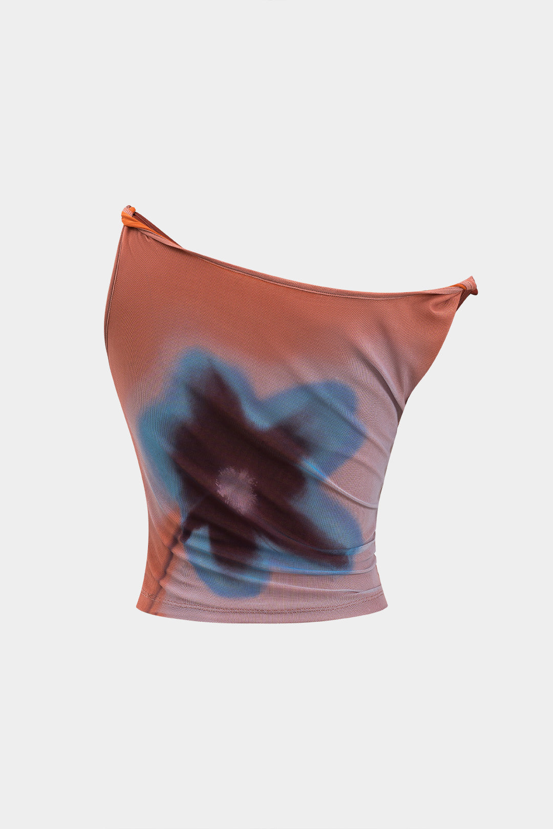 Bloemenprint mesh top