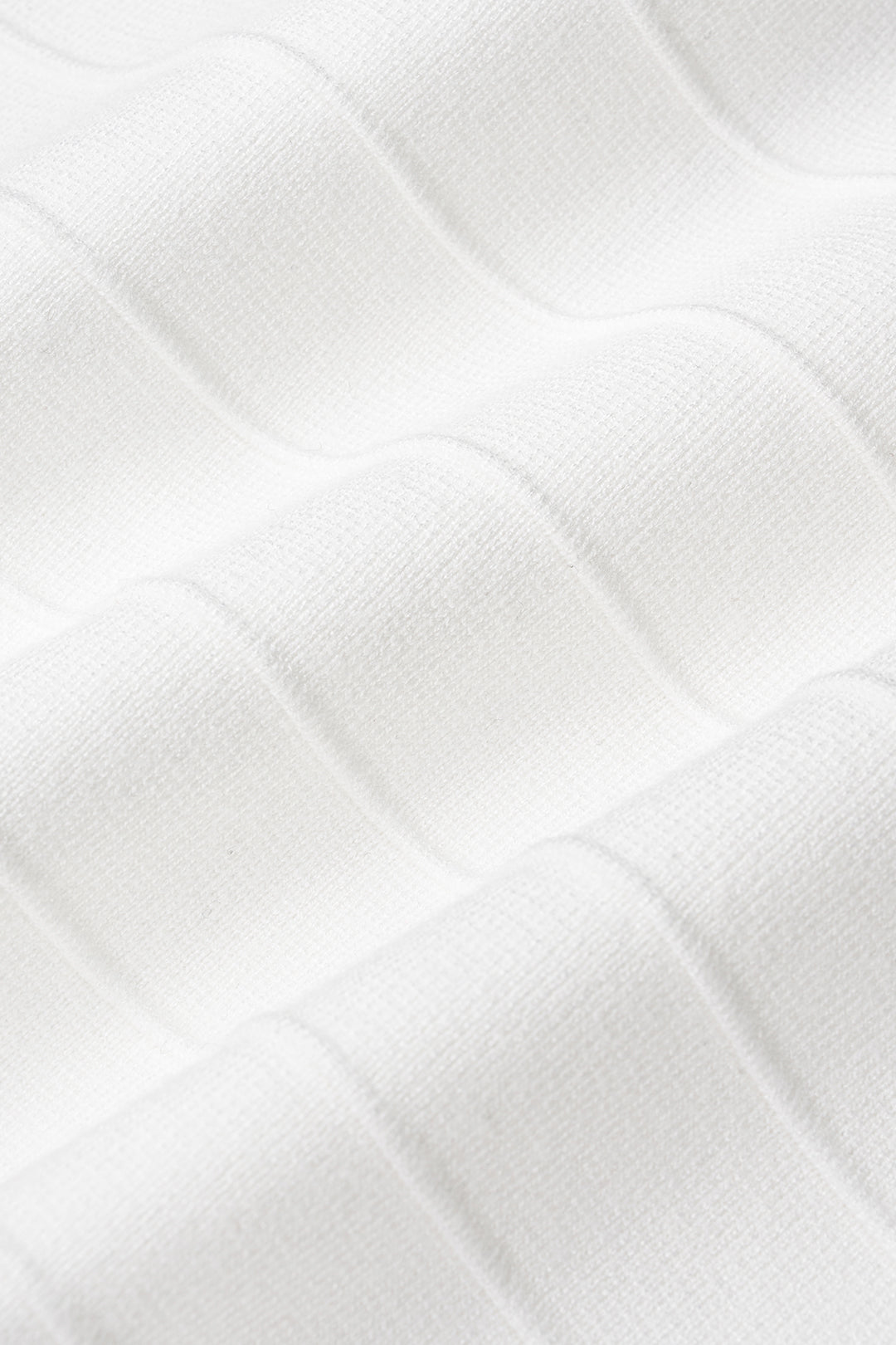 Gebreide metallic top met lange mouwen