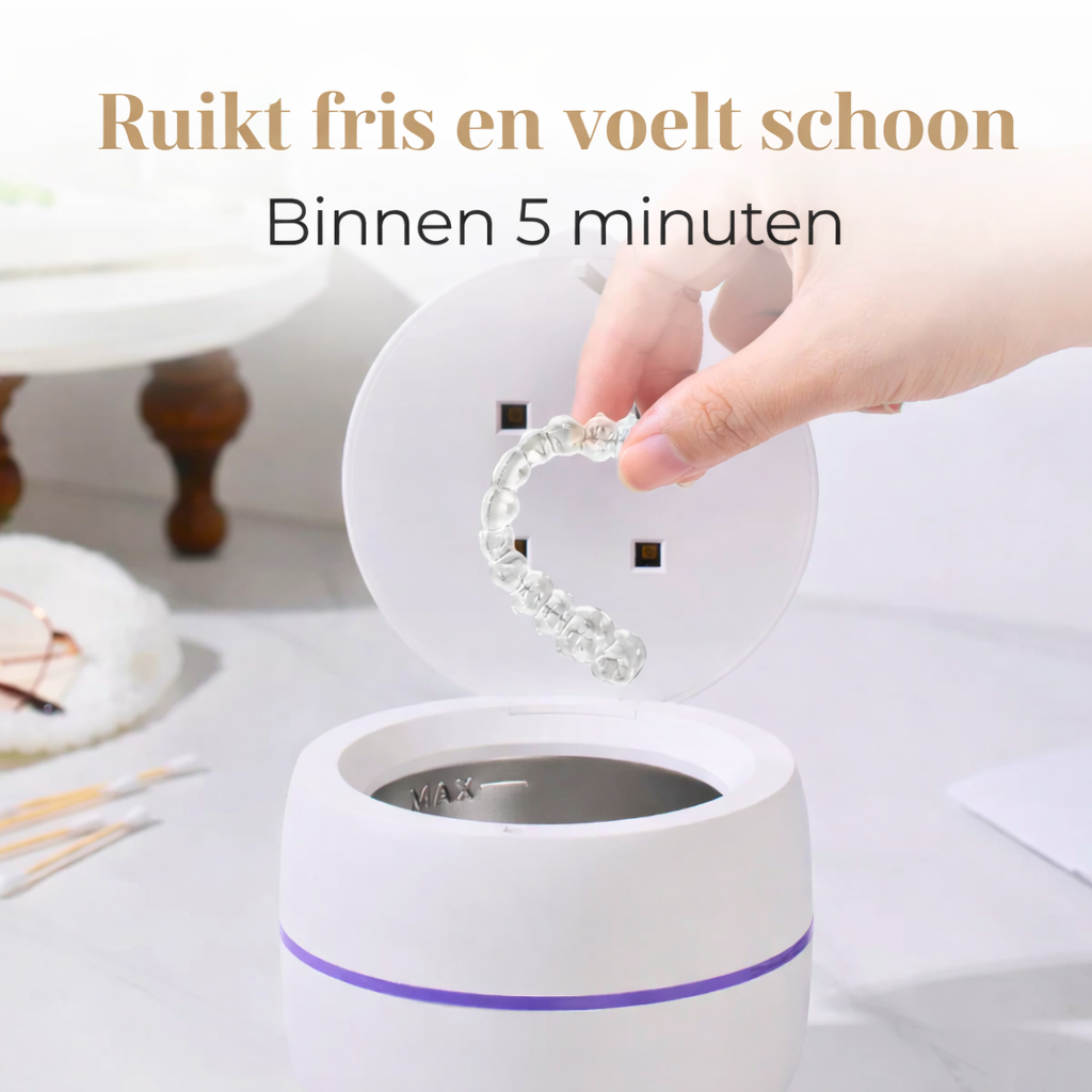 ZorgPod - Nr. 1 Tandarts-Goedgekeurde Ultrasone UVC-Reiniger