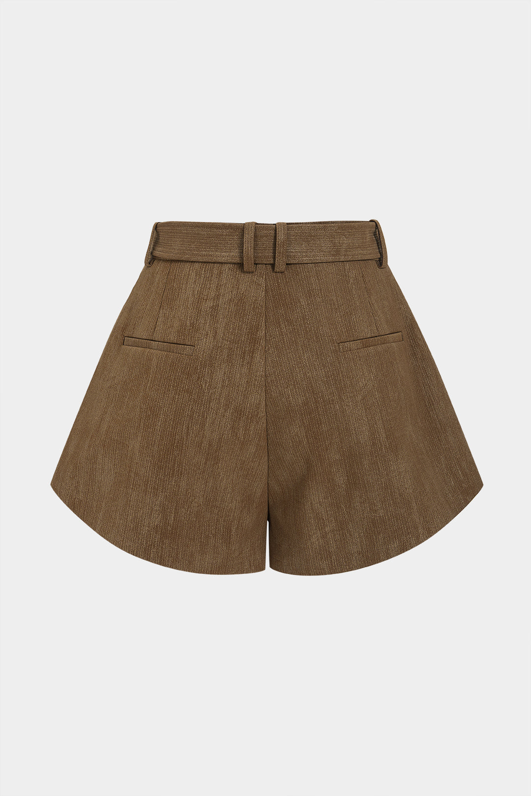Zara - Leren-look short met riem