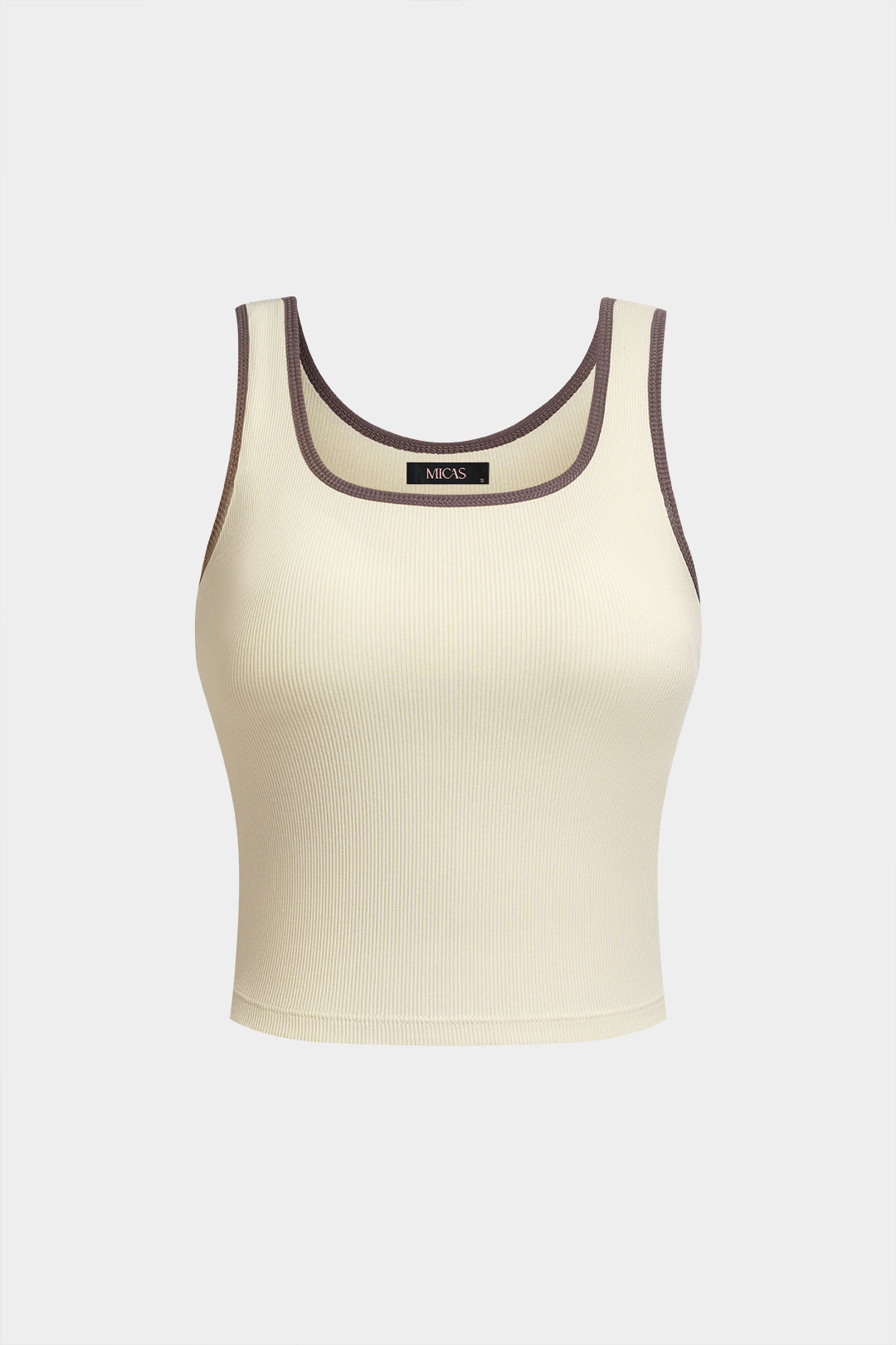 Tanktop met vierkante hals