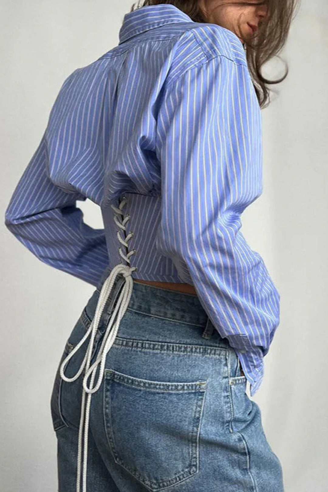Yara - Gestreepte blouse met lange mouwen