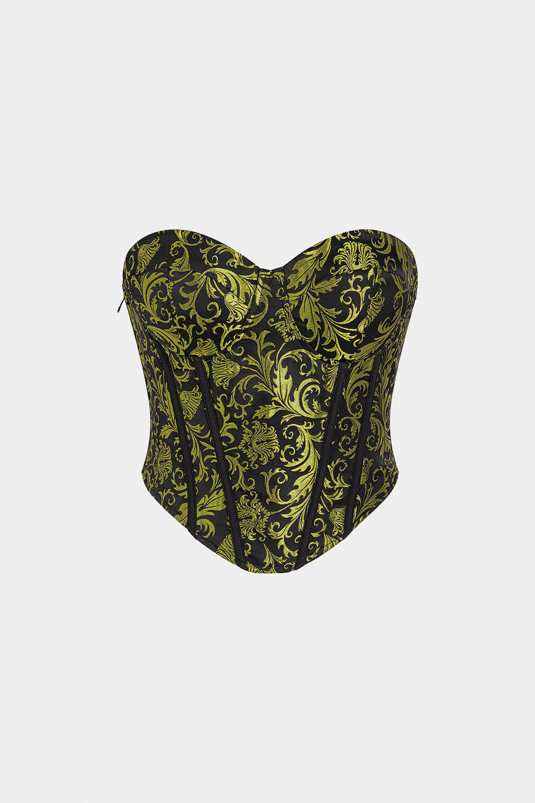 Dana - Jacquard strapless top