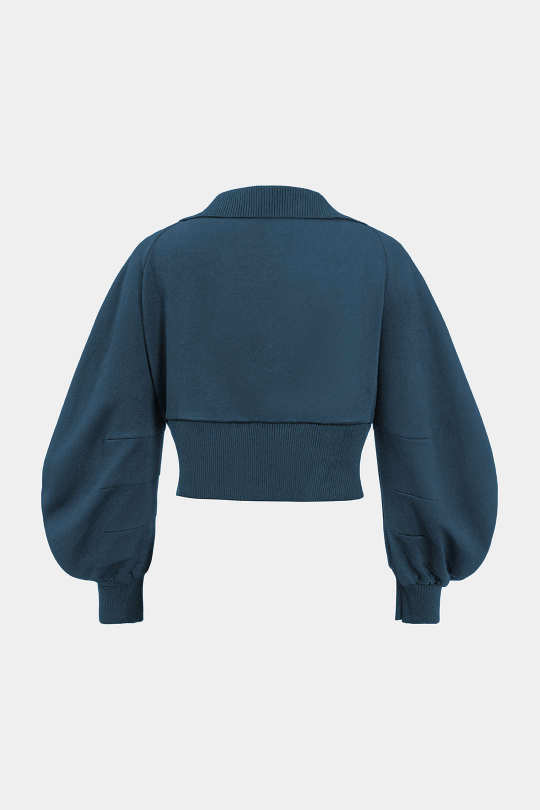 Patchwork denim jasje met rits