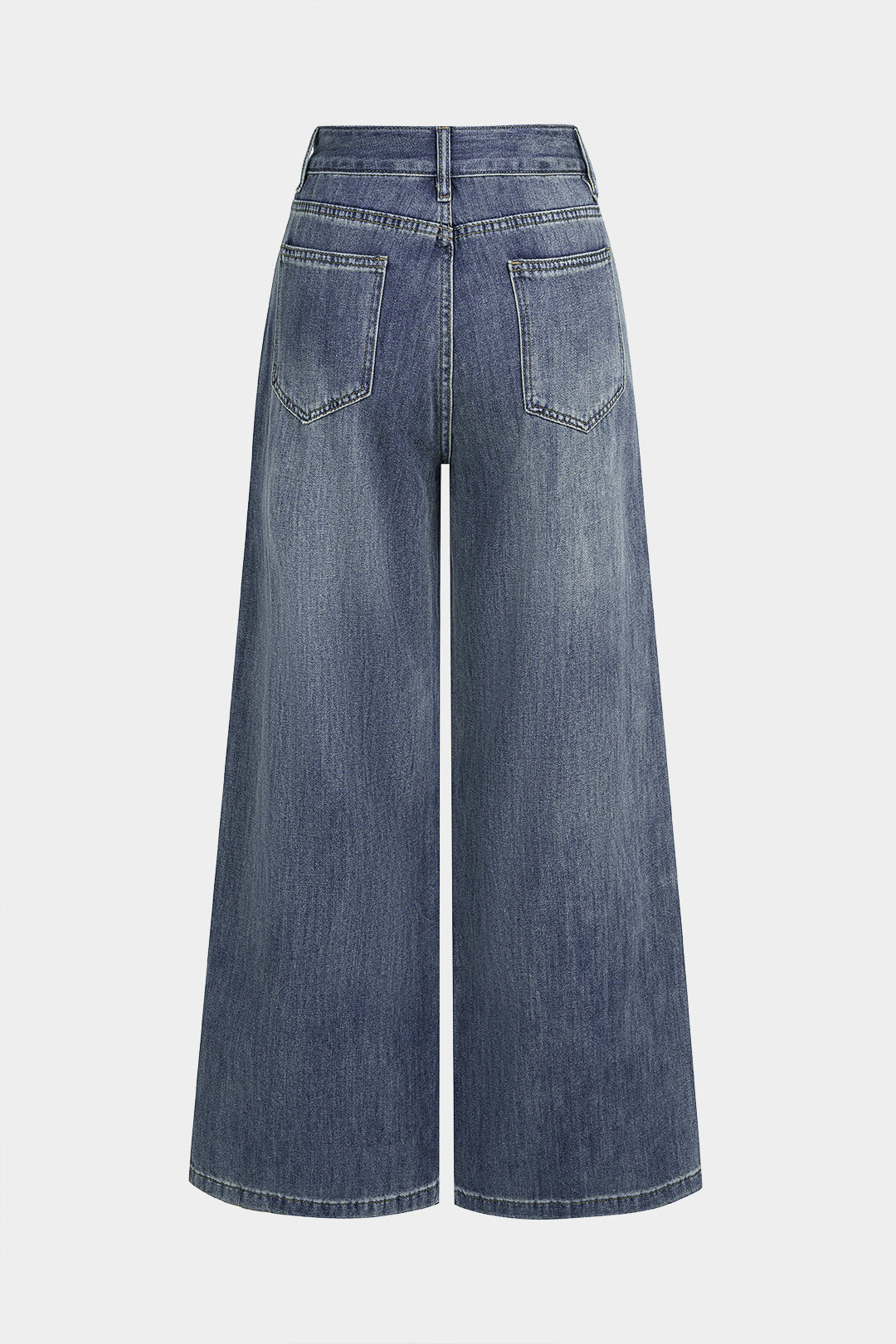 Uma - Jeans met hoge taille en wijde pijpen