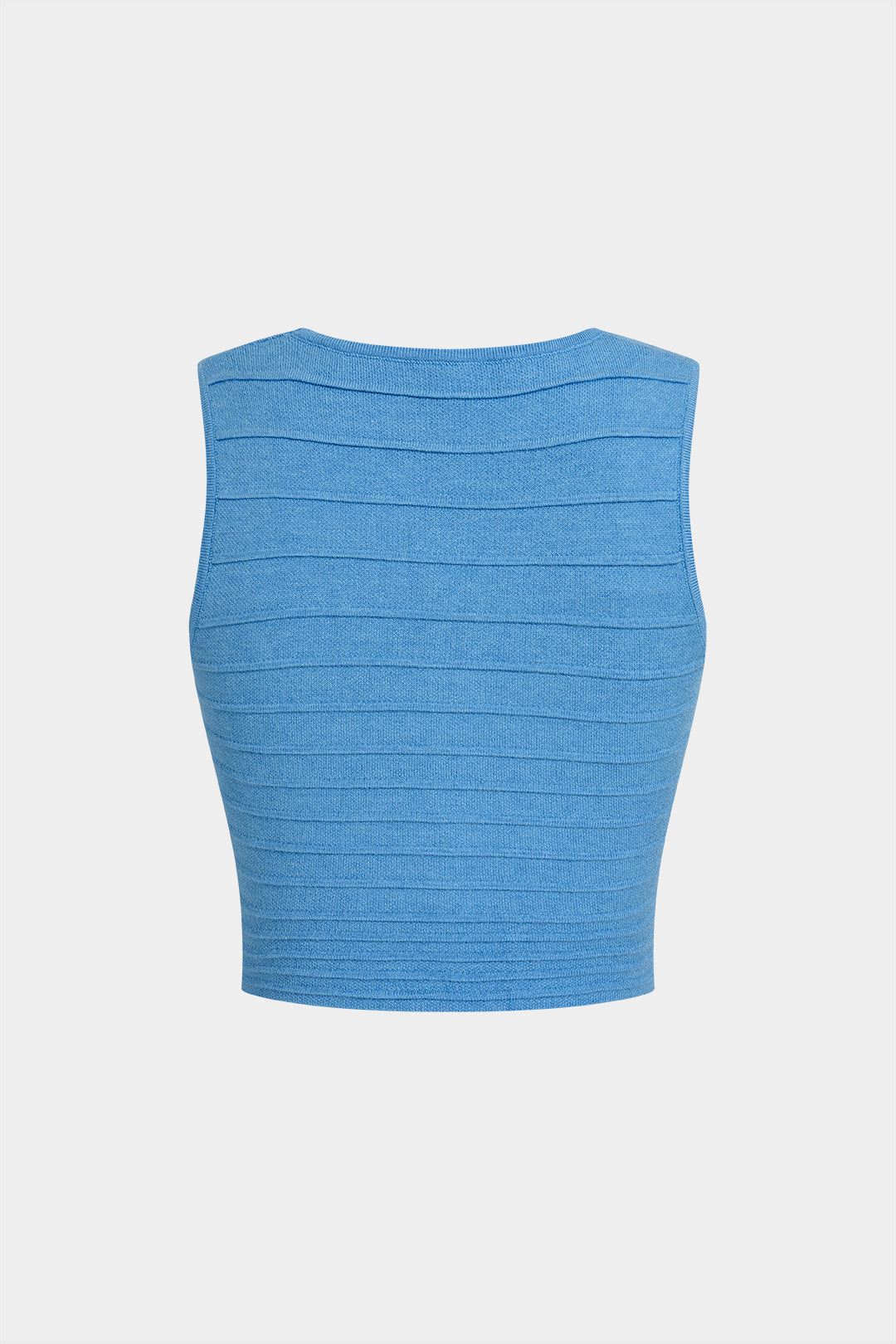 Gebreide tanktop met vierkante hals