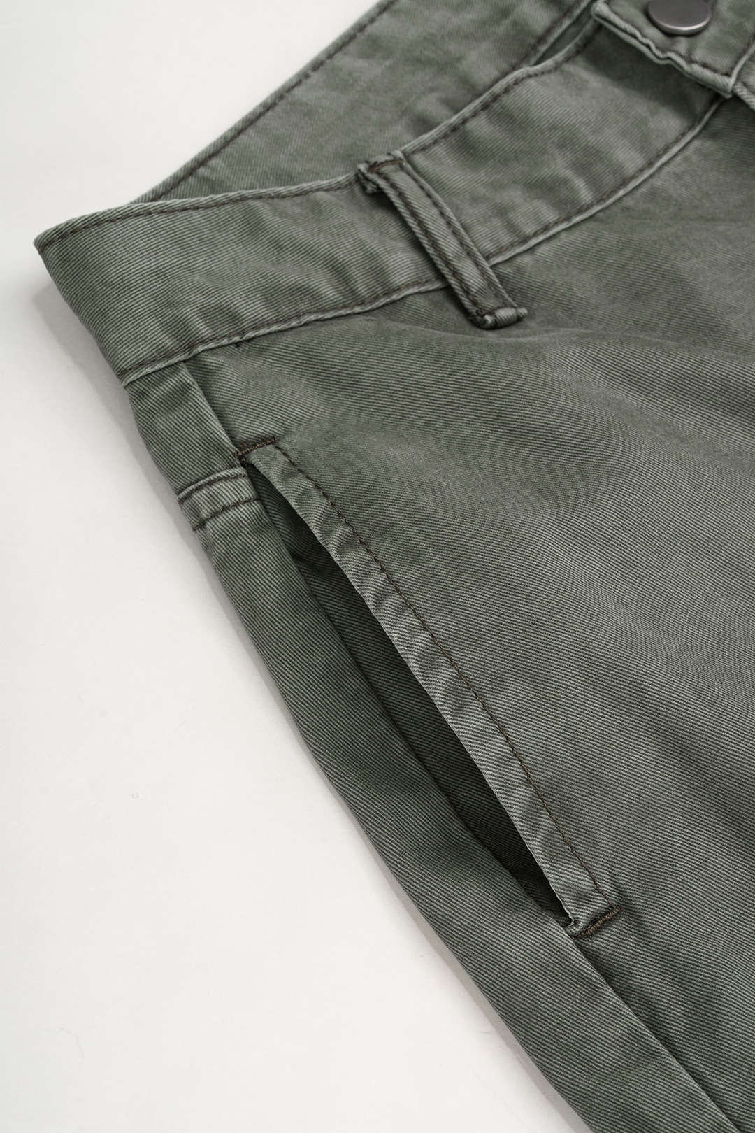 Yasmin - Denim short met zakken en wijde pijpen