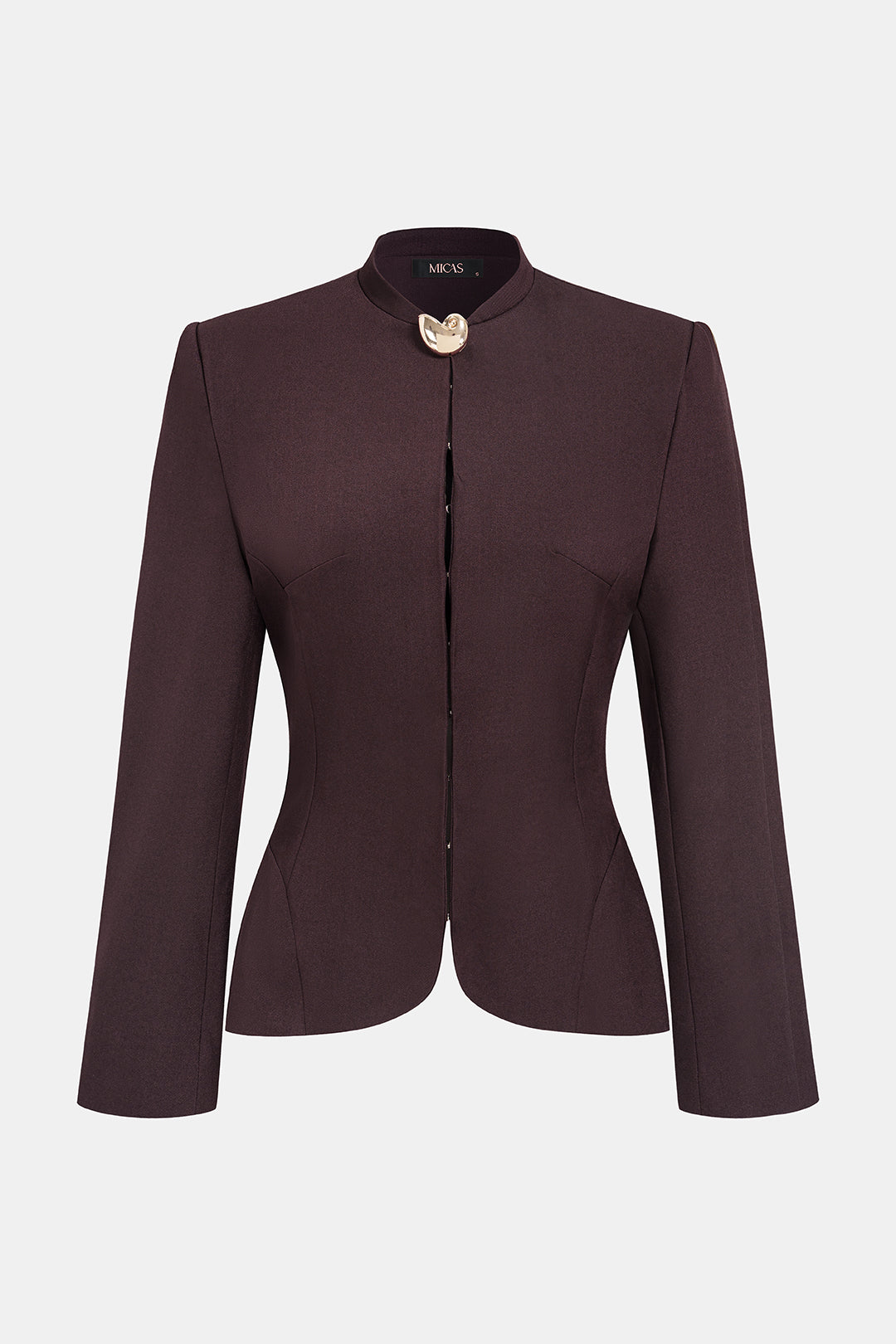Romy - Asymmetrische blazer met knoopjes