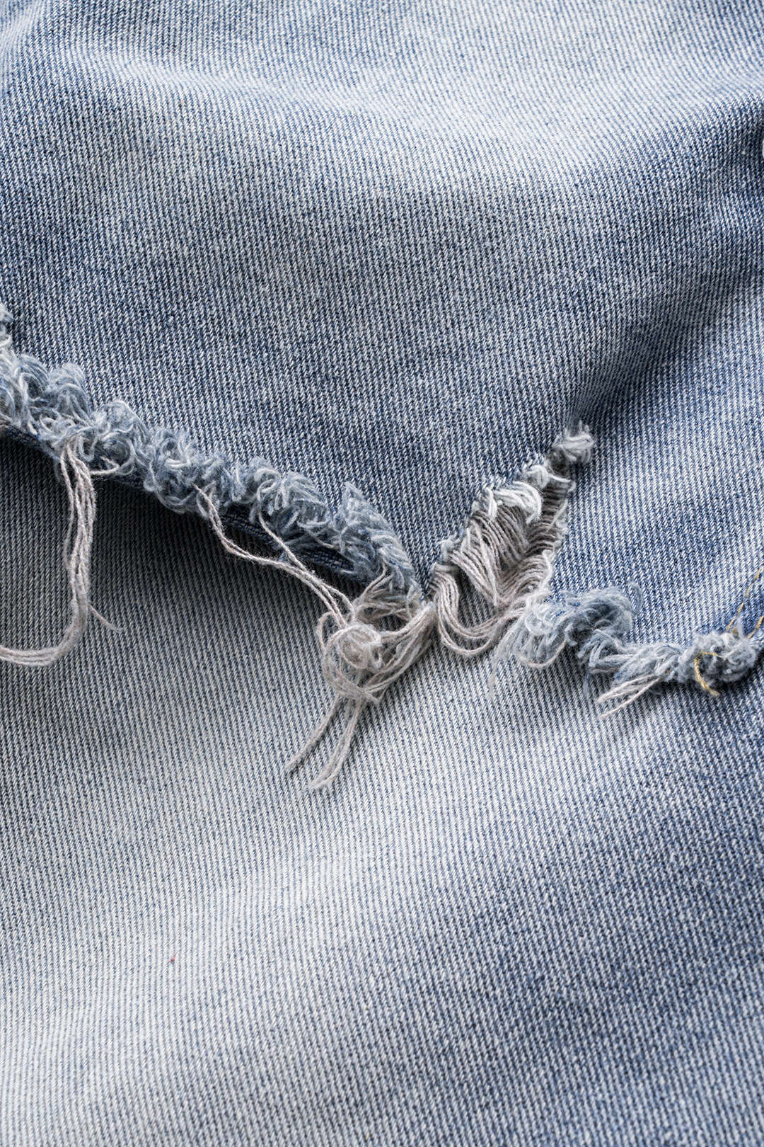 Patchwork jeans met rechte pijp