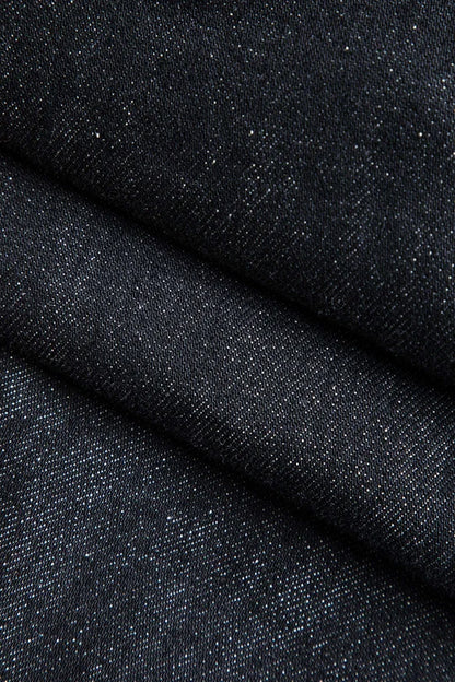 Denim jeans met wijde pijpen en verwassen look