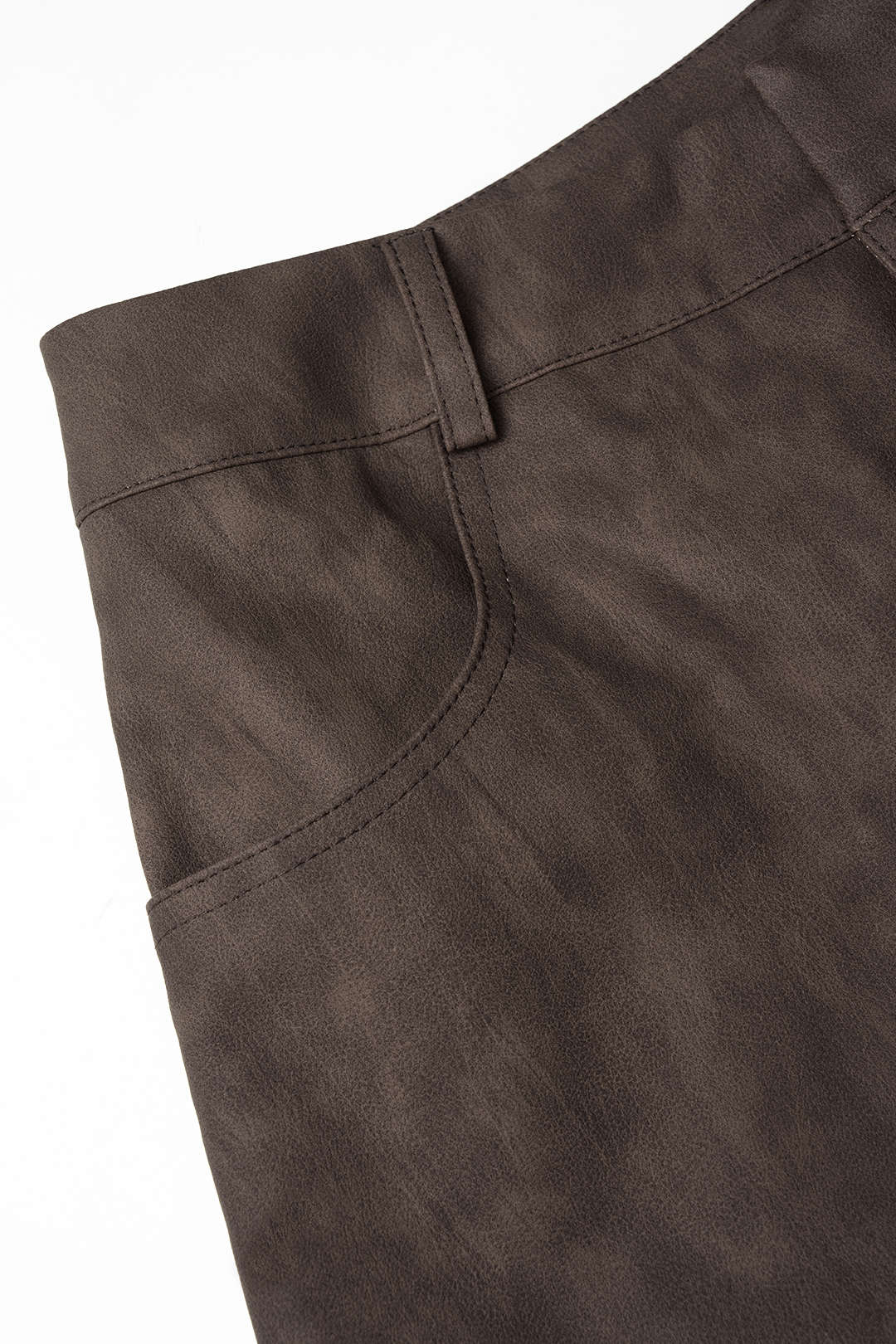 Iris - Leren-look broek