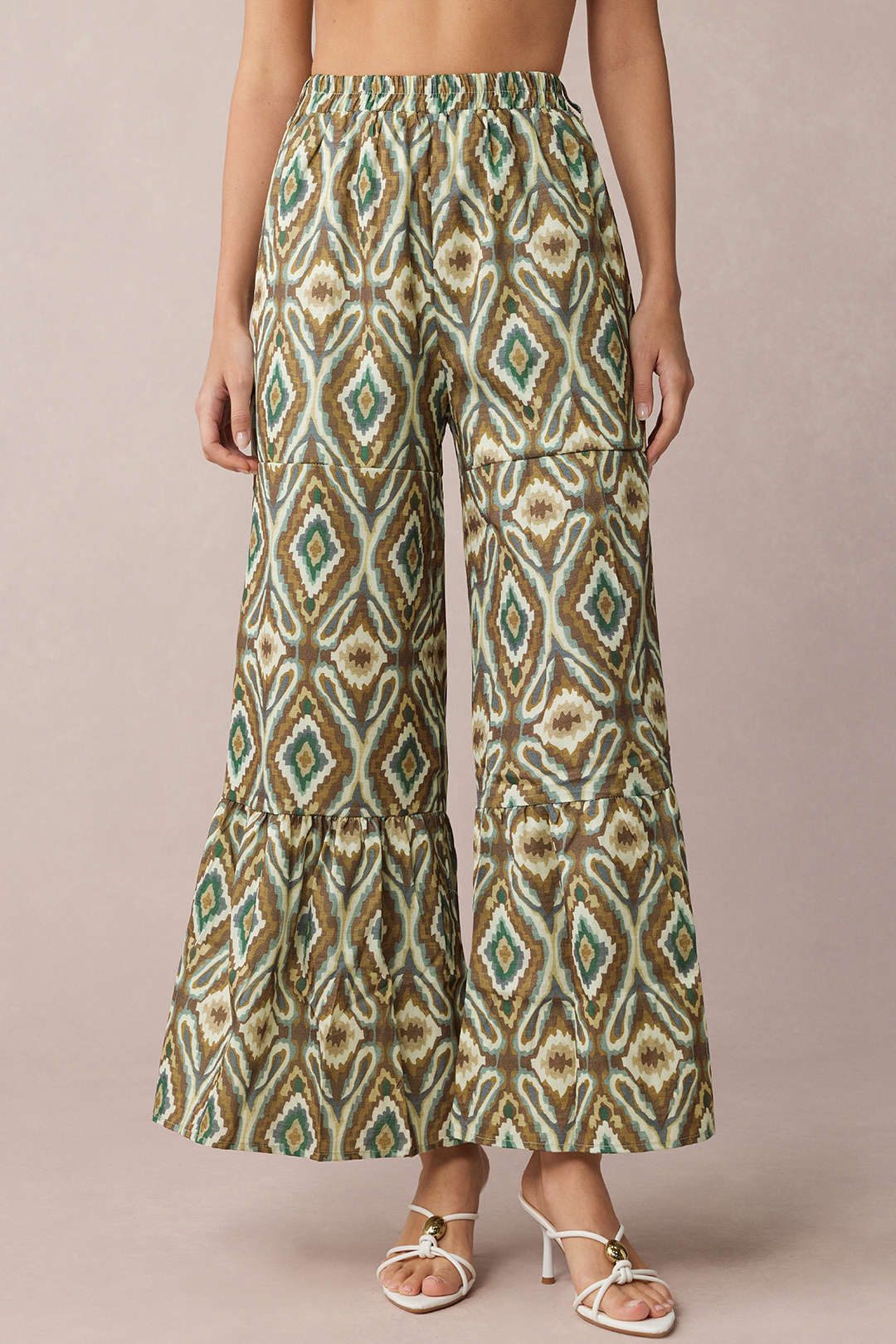 Hester - Broek met hoge taille en wijde pijpen