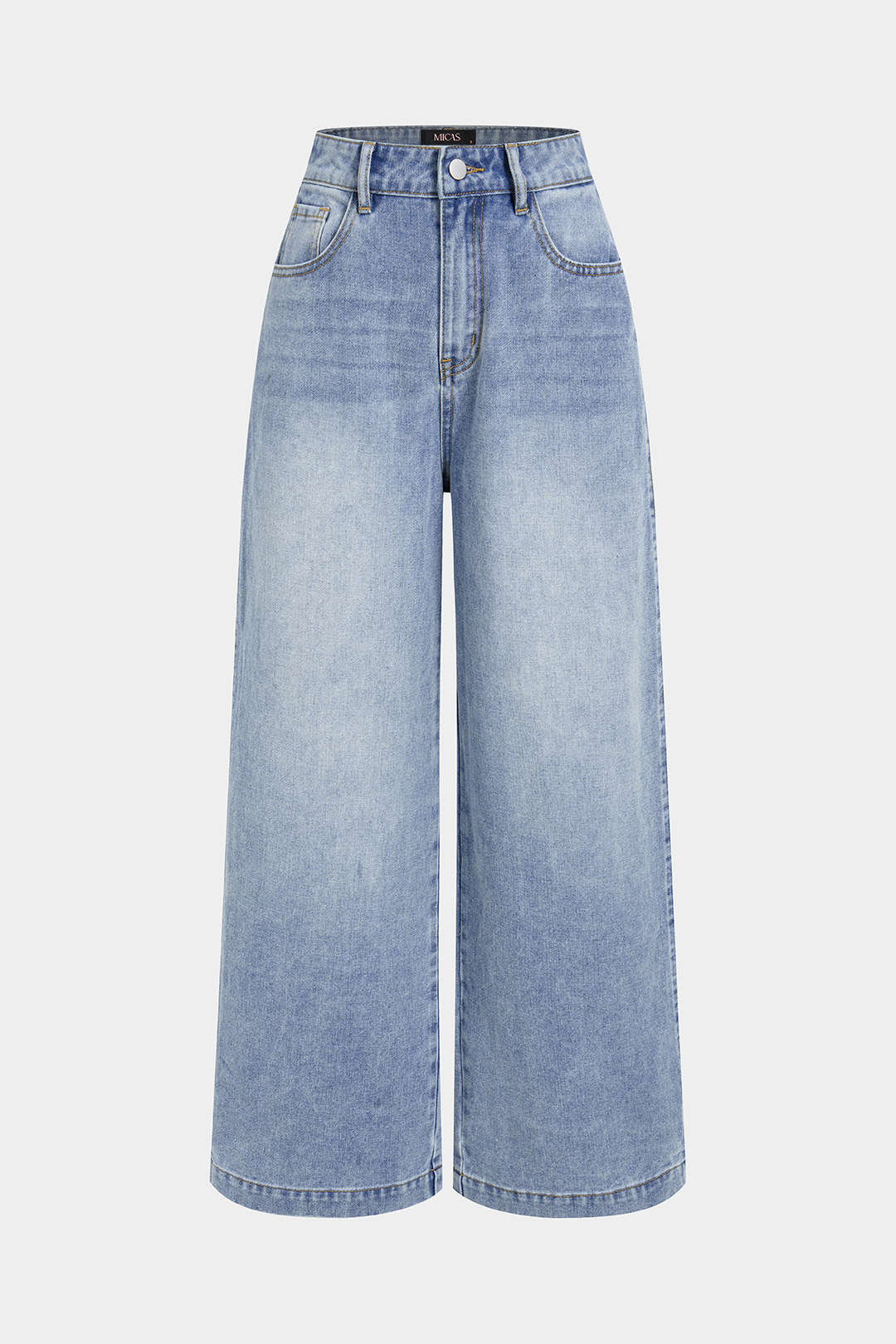 Maren - Jeans met zakken en rechte pijp
