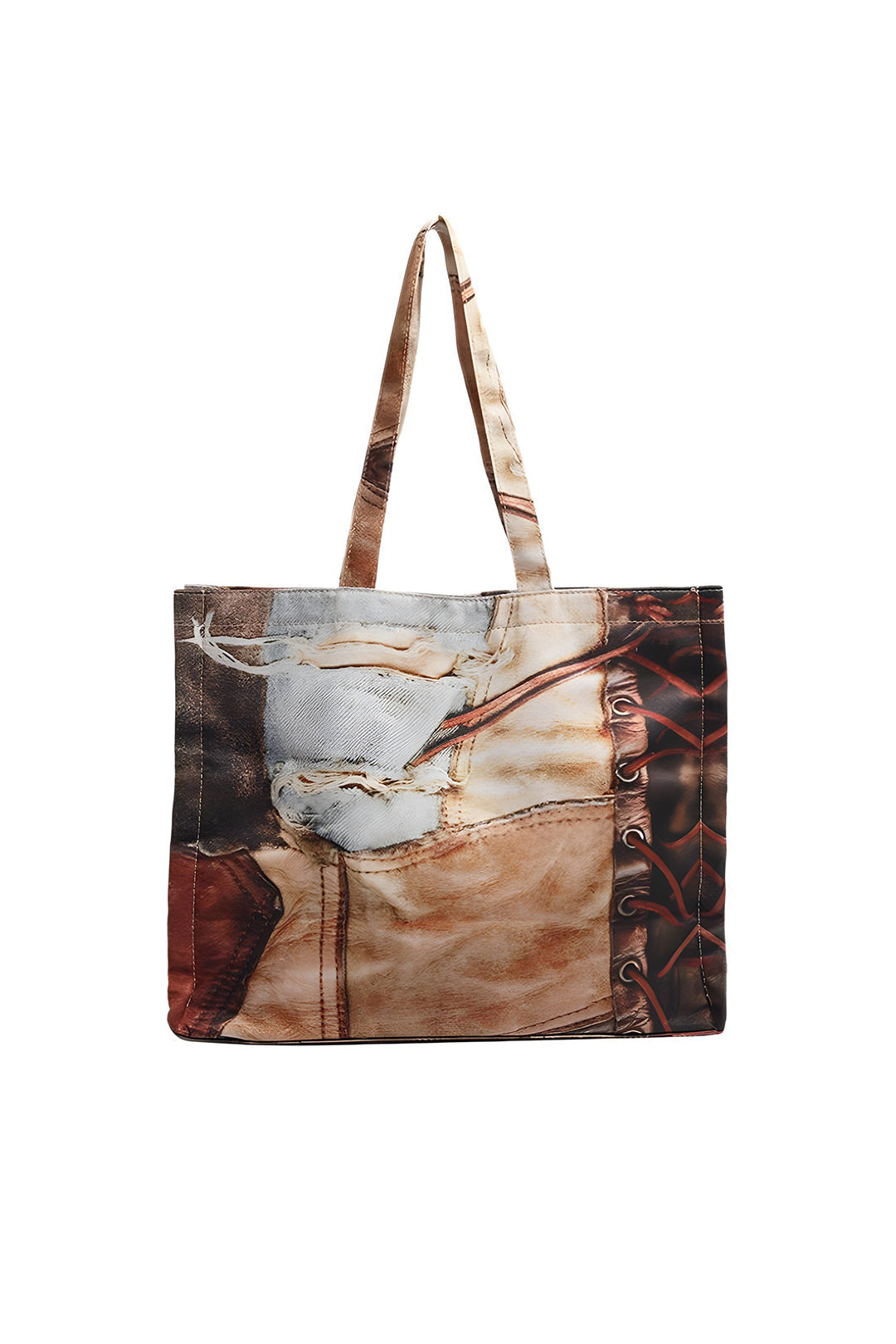 Abstracte print shopper