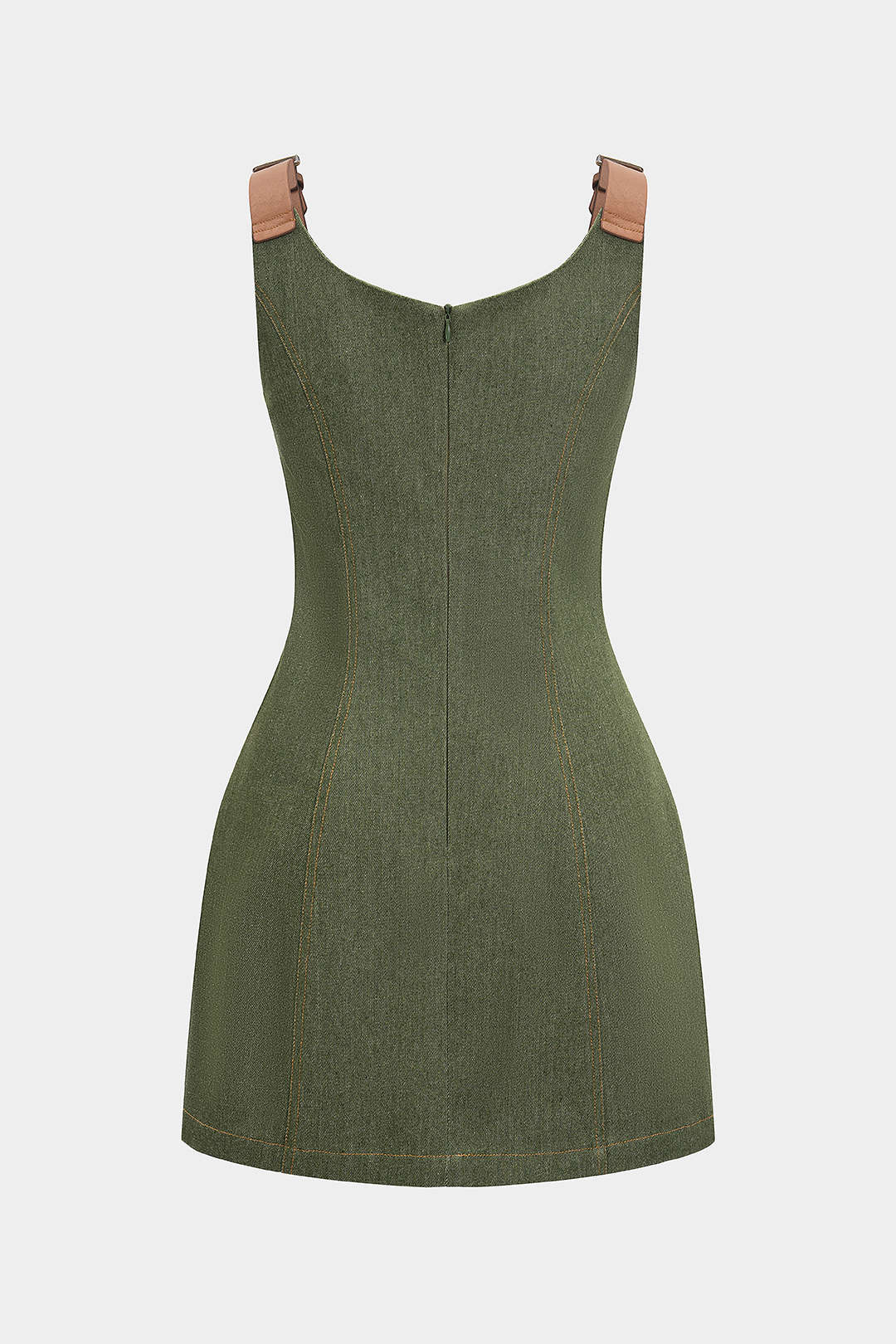 Bo - Metallic mouwloze minijurk
