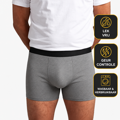 Premium Wasbare Boxer - Geeft extra zekerheid bij urineverlies.