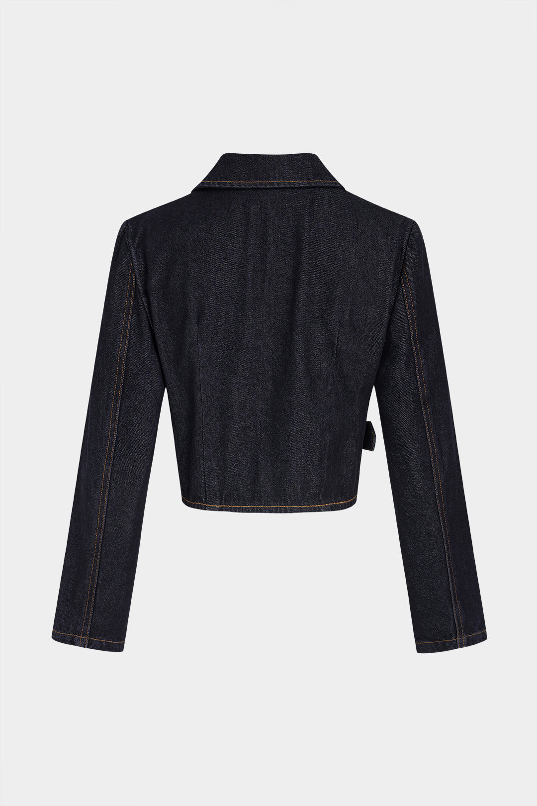 Denim jasje met riem