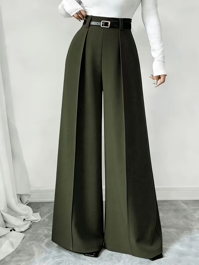 Wijde Broek met Elastische Tailleband