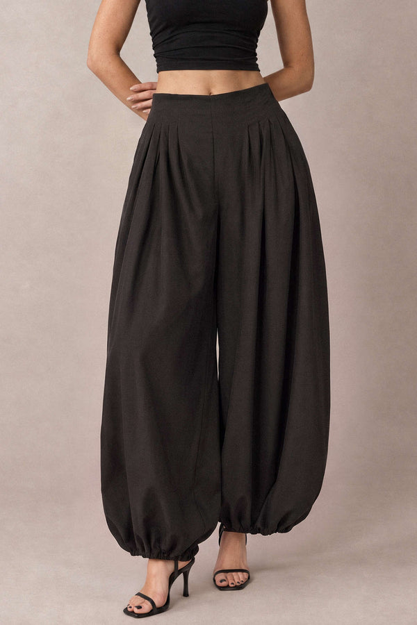 Lena - Effen broek met ballonmodel