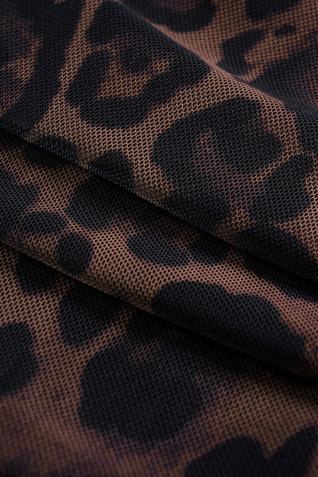 Luipaardprint patchwork minijurk met wikkelmodel