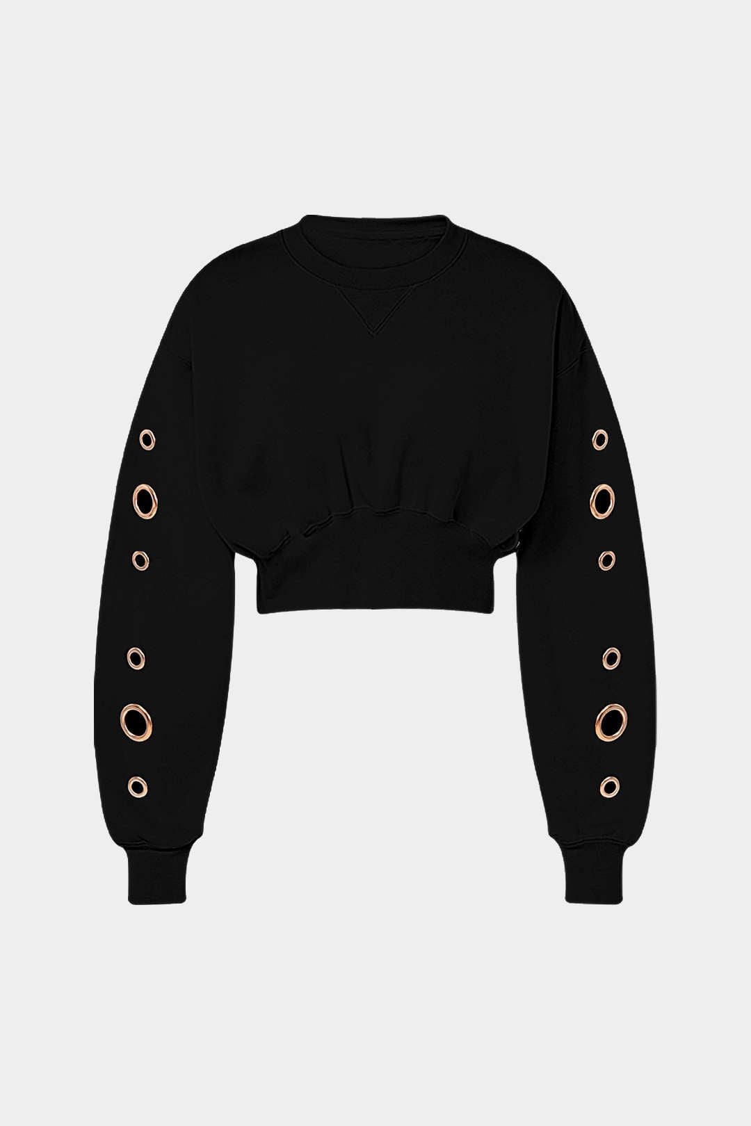 Metallic top met lange mouwen