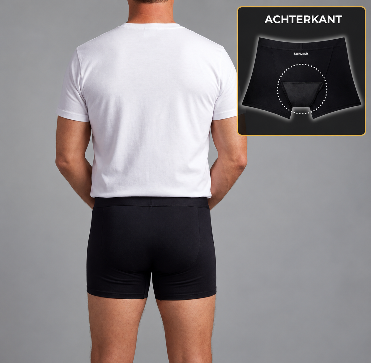 Premium Wasbare Boxer - Geeft extra zekerheid bij urineverlies.
