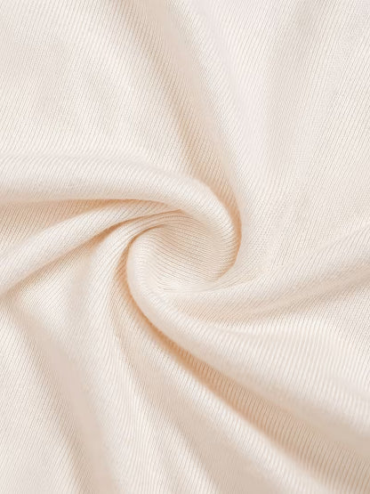 Geplooide Body met Halve Col en Off-Shoulder Detail