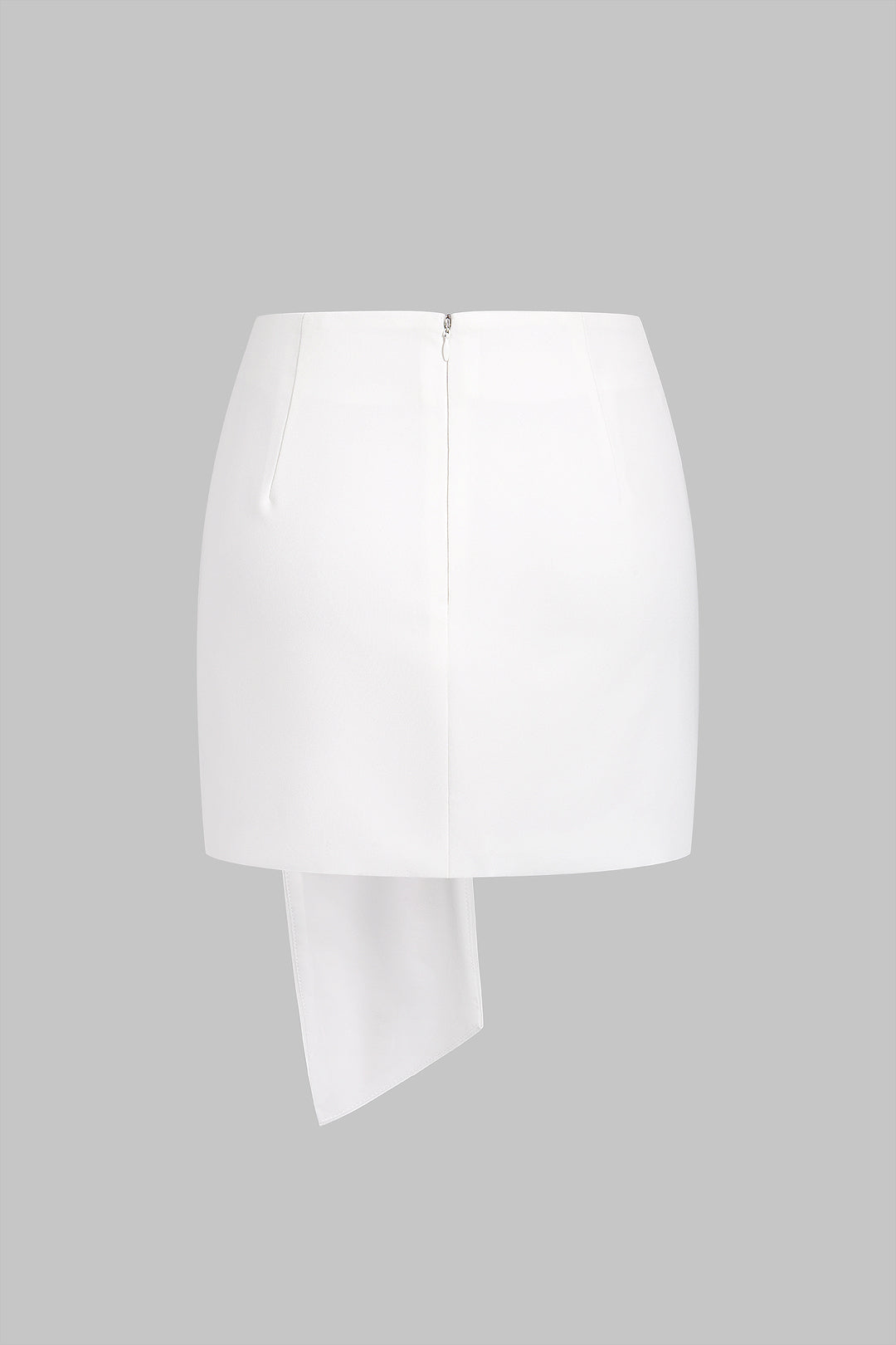 Chloé - Metallic asymmetrische rok met ruches