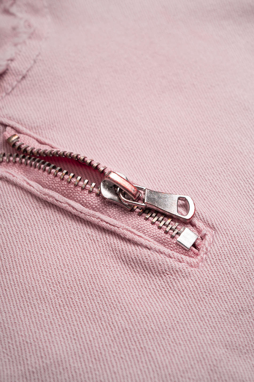 Denim metallic rok met rits