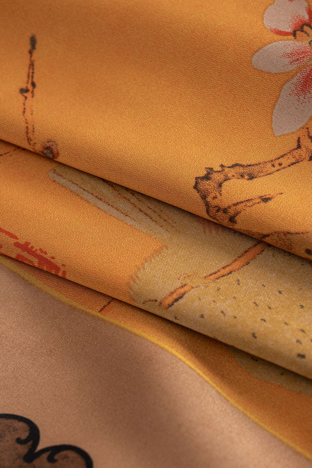 Bloemenprint top met halternek en open rug