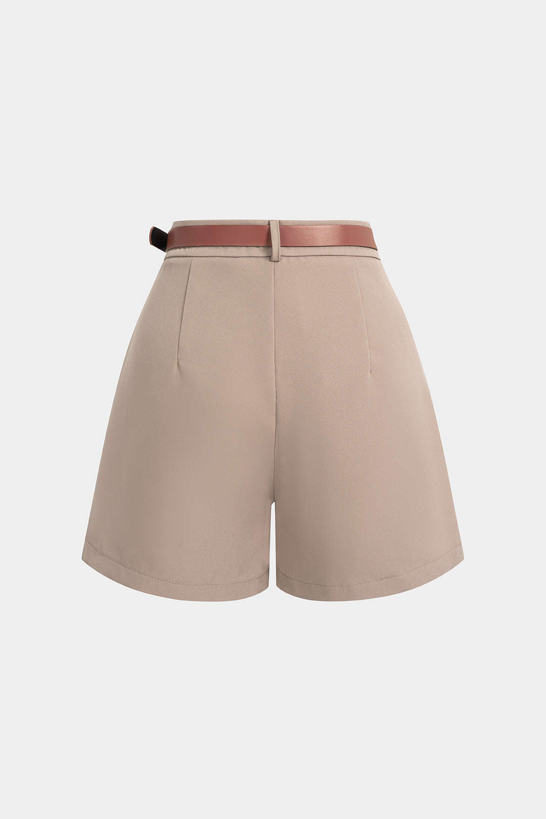 Short met riem en wijde pijpen