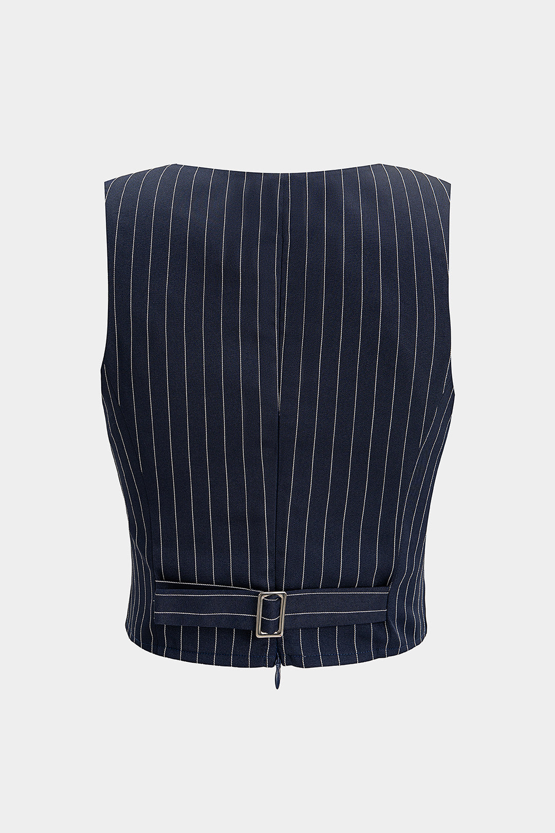 Gestreepte tanktop met riem