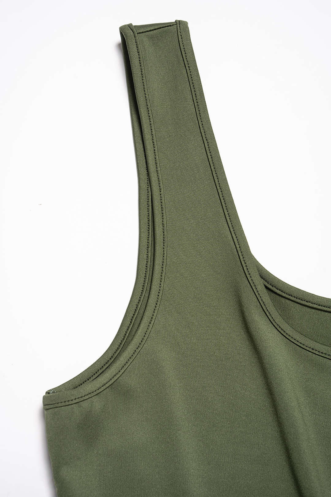 Mouwloze jumpsuit met vierkante hals