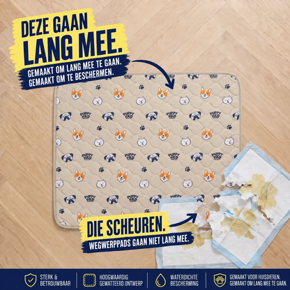 NovaPaw™ – Wasbaar Plaspad met Aantrekkende Geur