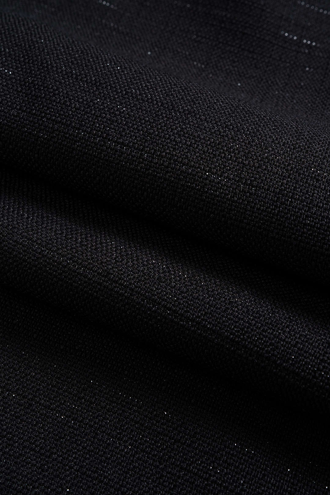 Geribde pantalon met ruches en hoge taille