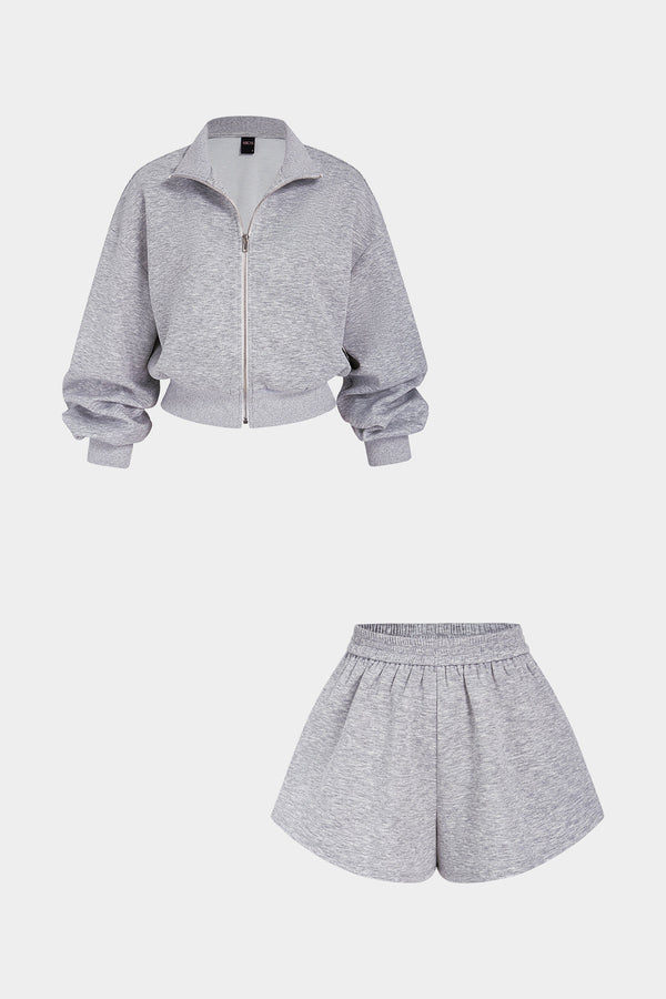 Set met hoodie en short
