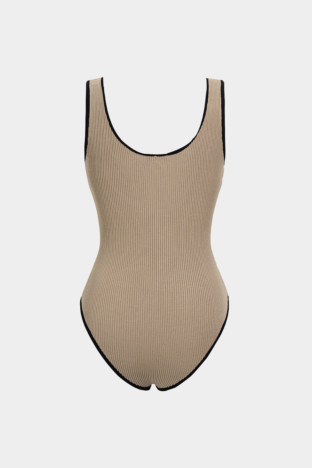 Mouwloze body met rits
