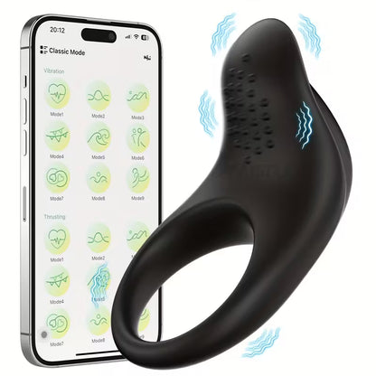 App-Bestuurbare Vibrerende Penisring®