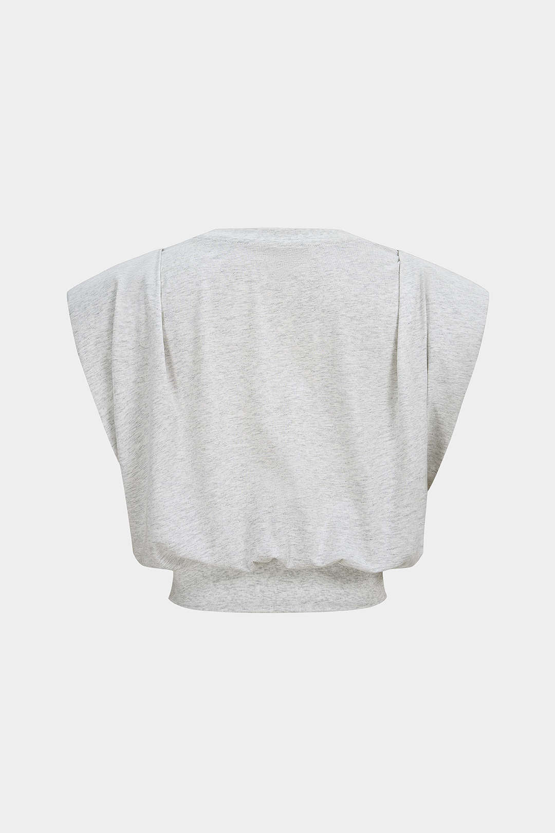 Mona - Mouwloos T-shirt met ruches