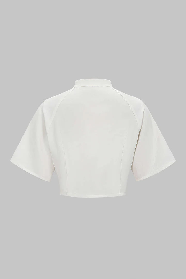 Slim fit blazer met metallic textuur
