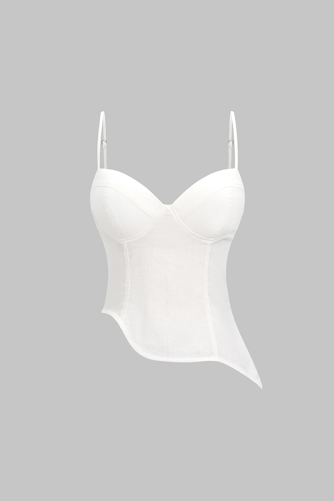 Linnen asymmetrische top