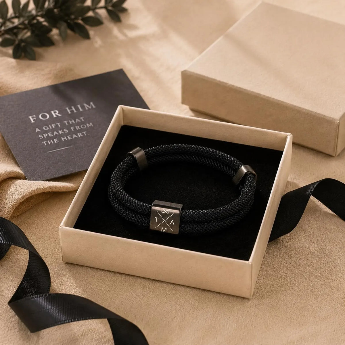 Milo – Gepersonaliseerde Herenarmband