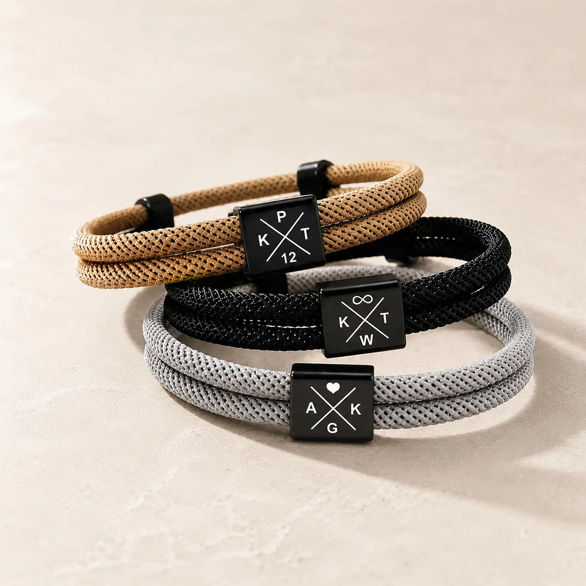 Milo – Gepersonaliseerde Herenarmband