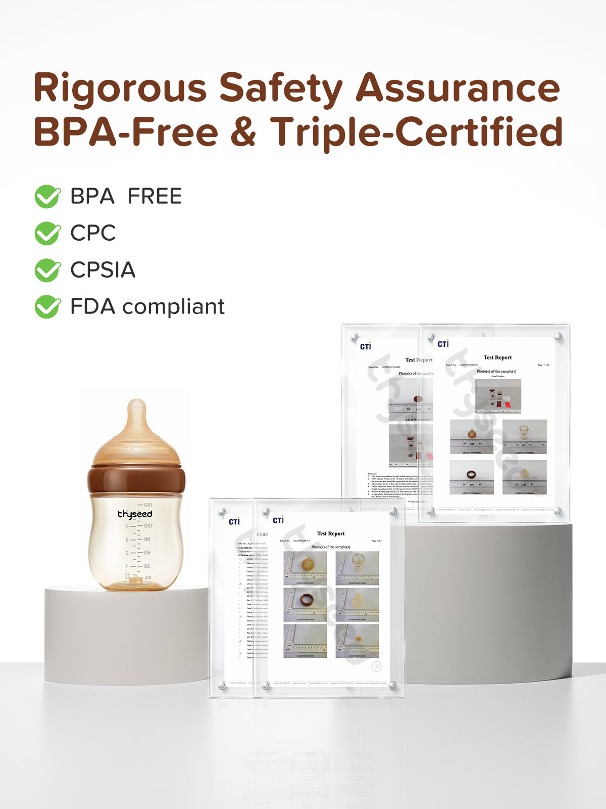 Thyseed PPSU natuurlijke anti-koliek babyfles