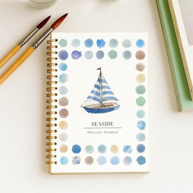 🎉Nieuwjaars Cadeau 50% KORTING!✨ Aquarelwerkboek voor Beginners (Met 16 Kleuren Verf) – Stap-voor-Stap Instructies, Oefenpagina's & Levendige Kleuren (Perfect voor Beginner Creatieven!)