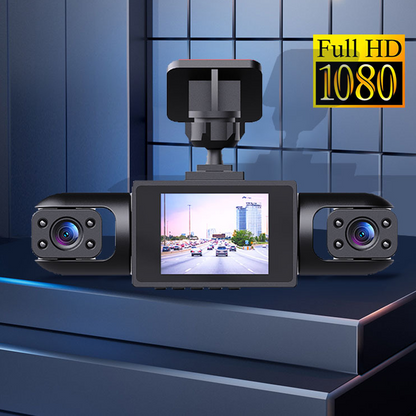 🎉Nieuwjaars Cadeau 50% KORTING!📹4-Lens 360° Zicht Dashcam - 1080P HD & Nachtzicht: Elimineer Blinden Hoeken & Bescherm Bewijsmateriaal!
