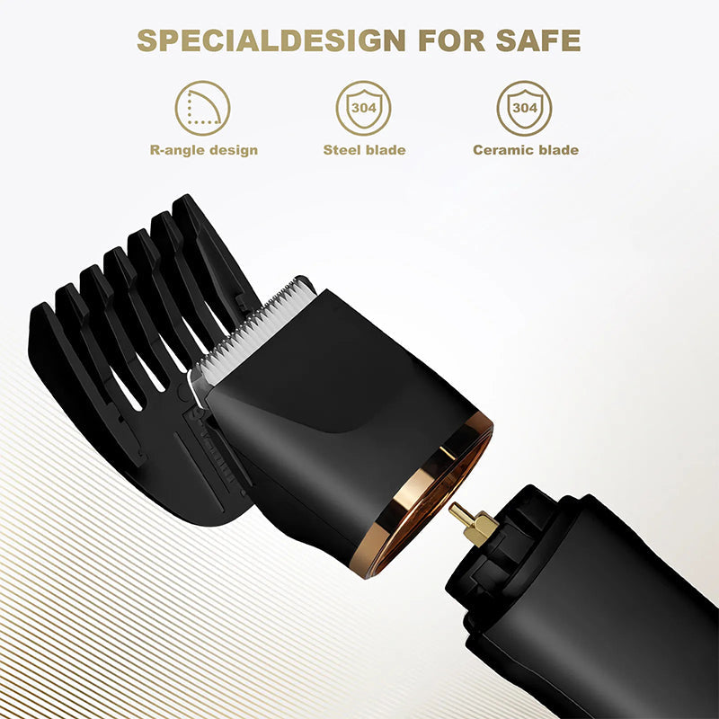 🎉Nieuwjaars Cadeau 50% KORTING!⚡3-in-1 Draadloze Lichaamstrimmer Voor Mannen - Keramische Mesjes (Veilig Voor Gevoelige Huid): Perfect Voor Dagelijks Grooming!